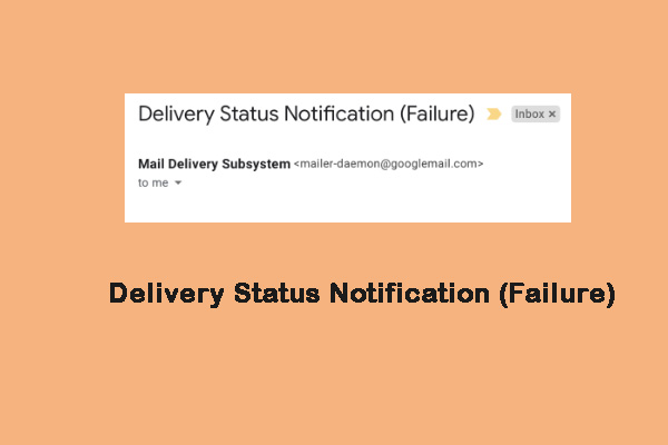 How to Fix the “Delivery Status Notification (Failure)” Error