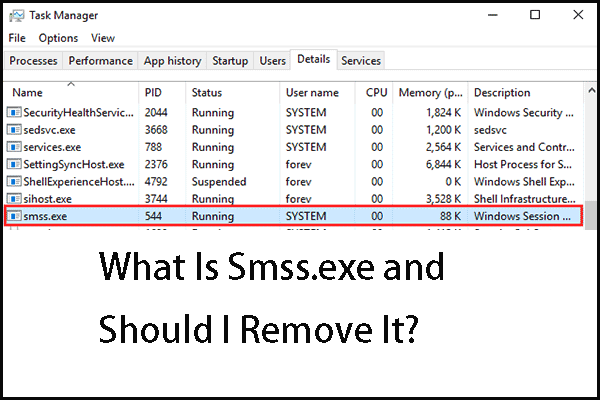 What Is Smss.exe and Whether It Can Be Removed?