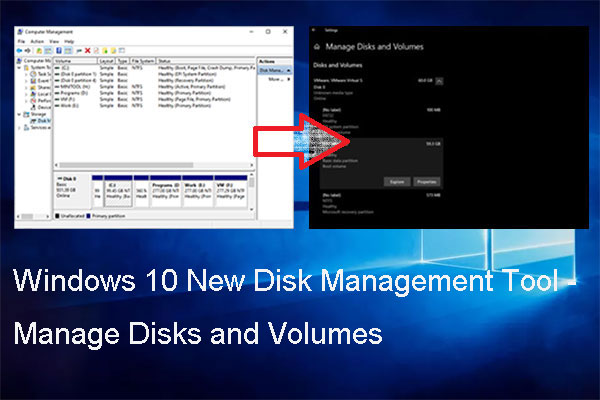 Windows 10 Will Have a New Disk Partition Management Tool