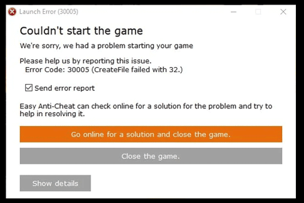 3 Ways to Launch Error 30005 Create File Failed with 32