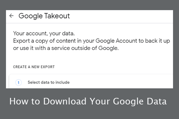 [Fixed] How to Download Your Google Data with Google Takeout