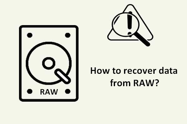 Comment récupérer des données depuis un système de fichiers RAW/une partition RAW/un lecteur RAW