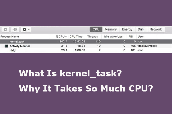 What Is kernel_task and Why It Takes So Much CPU?
