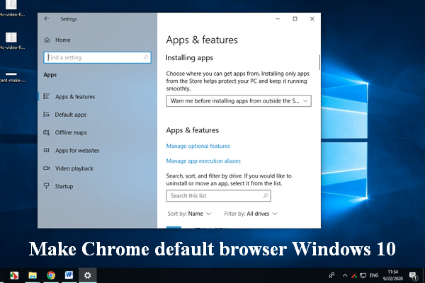 Can’t Make Chrome The Default Browser In Windows 10: Solved