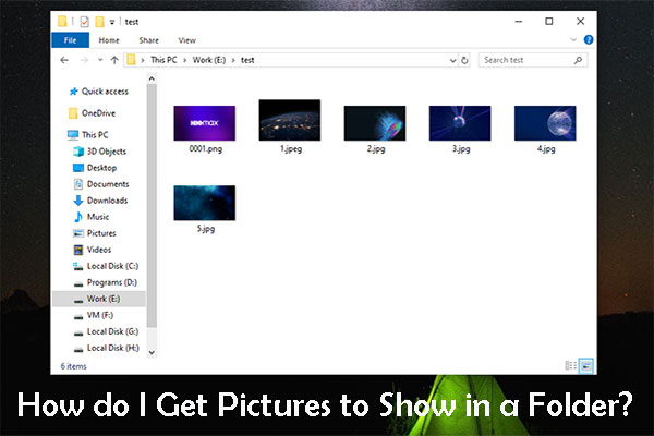 How do I Get Pictures to Show in a Folder | Enable Photo Preview