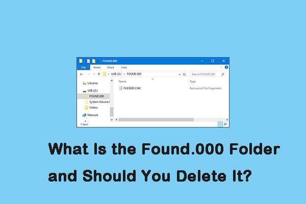 What Is the Found.000 Folder and Should You Delete It?