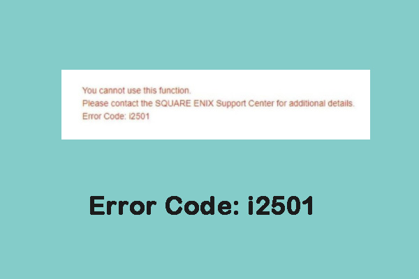 How to Fix the Error Code: i2501 on Square Enix? Here Are Fixes!