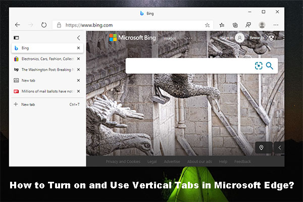 How to Turn on and Use Vertical Tabs in Microsoft Edge?