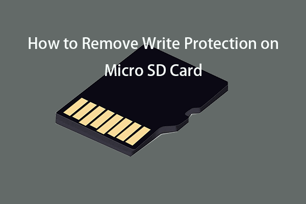 How to Remove Write Protection on Micro SD Card – 8 Ways