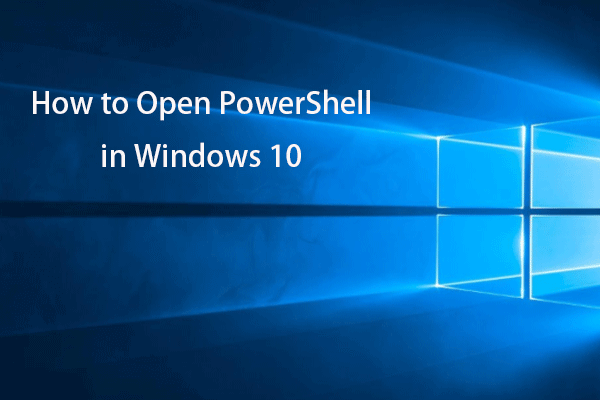 PowerShell Windows 10 - 8 Ways to Open PowerShell App