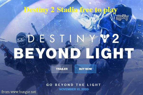 The Destiny 2 On Google Stadia Is Free To All