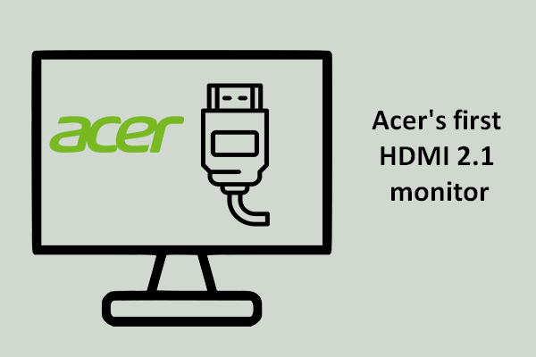 Acer’s First Gaming Monitor With HDMI 2.1 Ahead Of CES 2021