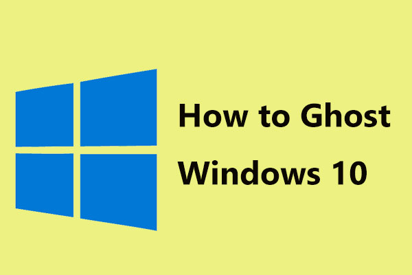 Utiliser le meilleur logiciel d’image Ghost pour faire un ghost de Windows 10/8/7. Voici le guide!