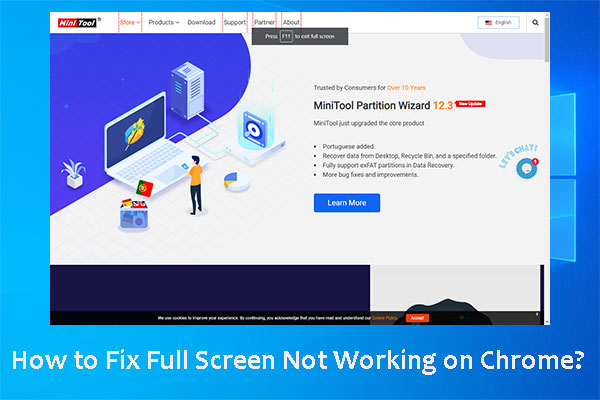 Fixed – Full Screen Is Not Working on Chrome
