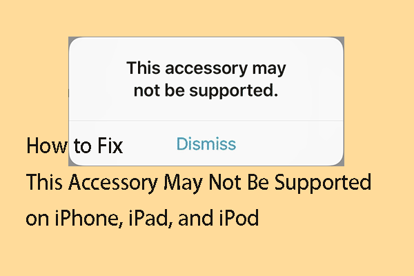 [FIXED!] My iPhone This Accessory May Not Be Supported