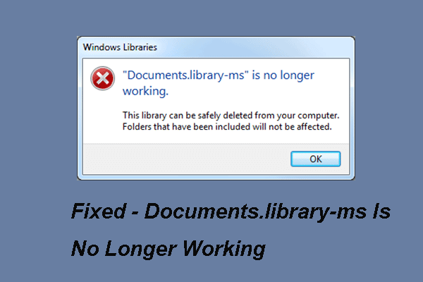 How to Fix Documents Library MS Is No Longer Working