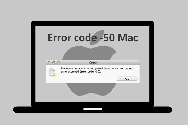 How To Fix Error Code -50 On Mac When Copying Or Moving Files