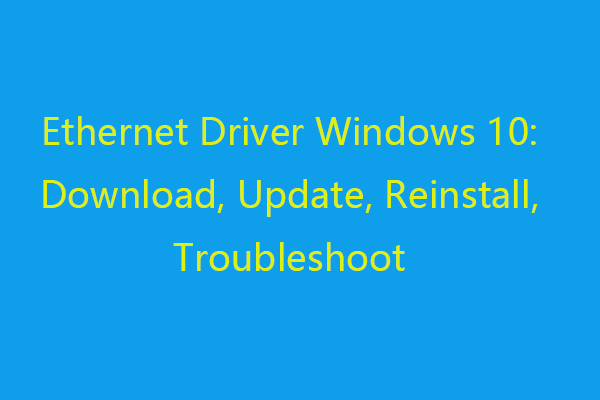 (Realtek) Ethernet Controller Driver Windows 10 Download/Update