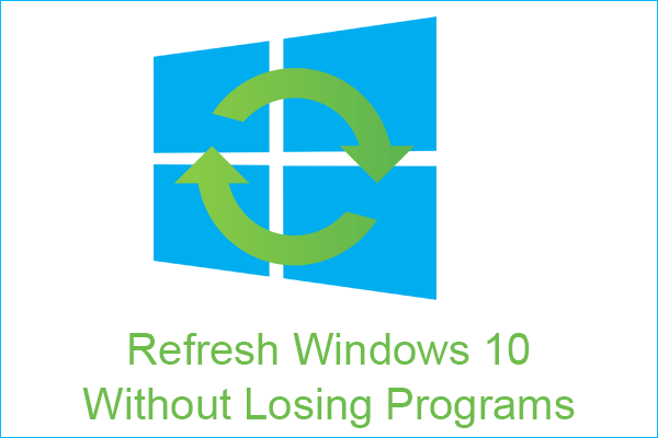 Dos soluciones para restablecer Windows 10 sin perder los programas