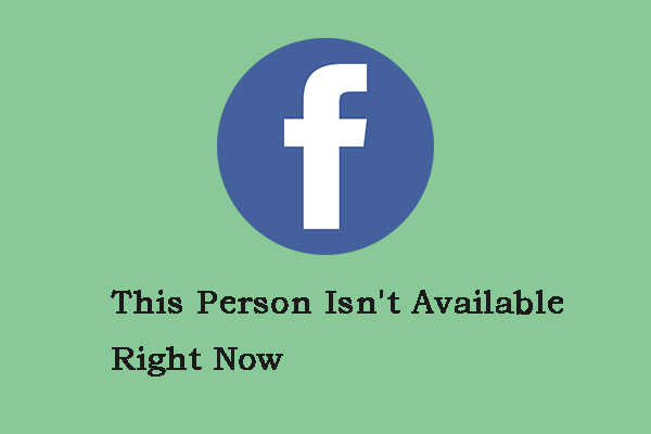Fix Facebook Issue – This Person Isn’t Available Right Now