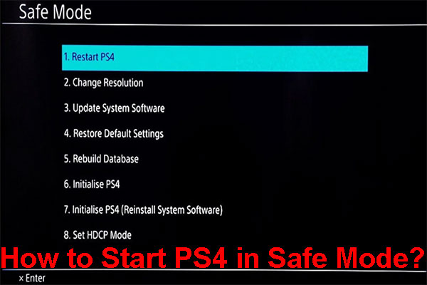 How to Start Your PS4 in Safe Mode and Troubleshoot Issues?