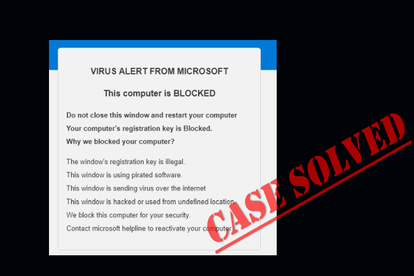 How to Remove Virus Alert from Microsoft? See the Guide!