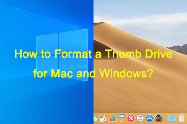 Bagaimana cara memformat Thumb Drive untuk Mac dan PC? [Solved!]