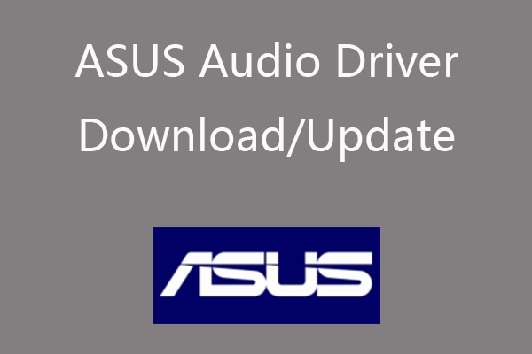 ASUS Audio Driver Download and Update Guide