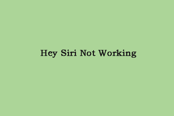 Is Hey Siri Not Working on iPhone? Follow the Guide to Fix It!