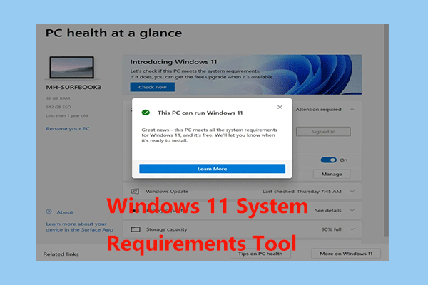 Windows 11 System Requirements Tools: Run a Compatibility Check