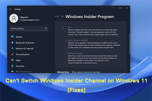 [FIXED] Can’t Switch Windows Insider Channel on Windows 11