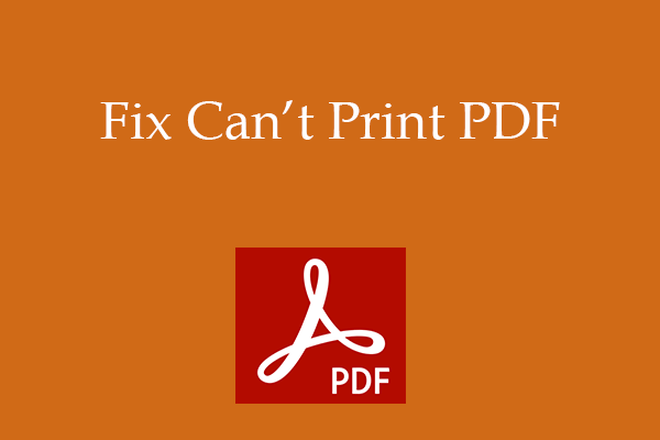 Can’t Print PDF? – Fixed with 6 Solutions