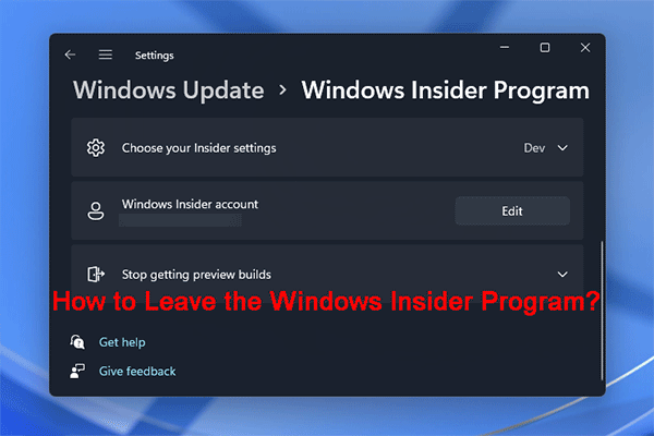 Bagaimana Cara Keluar dari Program Windows Insider di Windows 10/11?