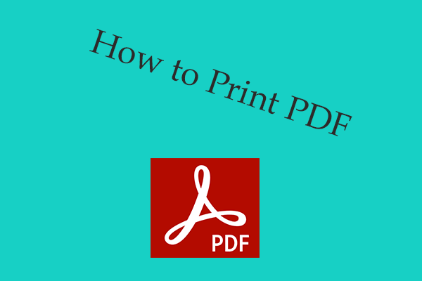 How to Print a PDF on Windows 10/11 or Mac
