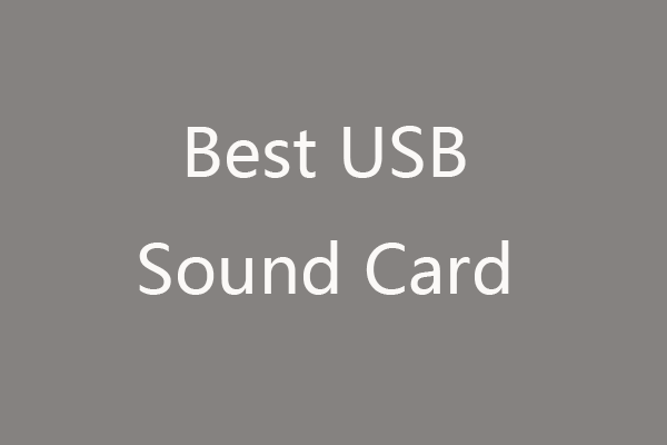 Best (External) USB Sound Cards for PC and Laptop