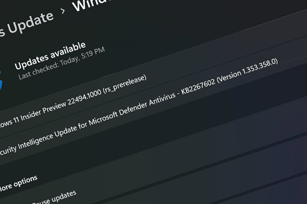 Windows 11 Build 22494 Rolls out with an Updated Taskbar