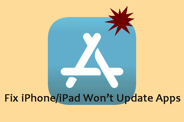 What to Do if the Apps Are Not Updating on iPhone/iPad?
