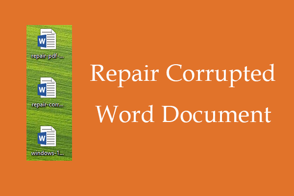 How to Repair Corrupted Word Document for Free
