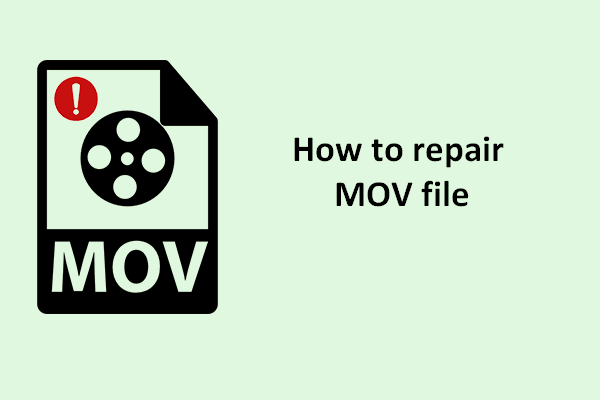 How To Repair A Corrupted MOV Video File For Free