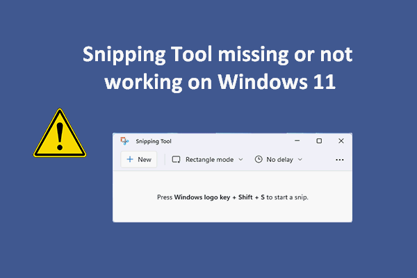 How To Fix Snipping Tool Missing Or Not Working On Windows 11