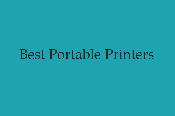 Best Small Portable Printers to Print on the Go