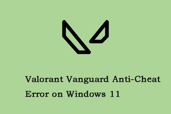 How to Fix Valorant Vanguard Anti-Cheat Error on Windows 11
