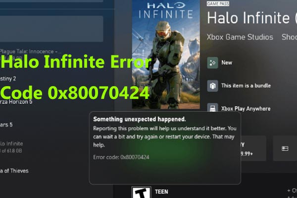 How to Fix Halo Infinite Error Code 0x80070424 on PC? 6 Ways!