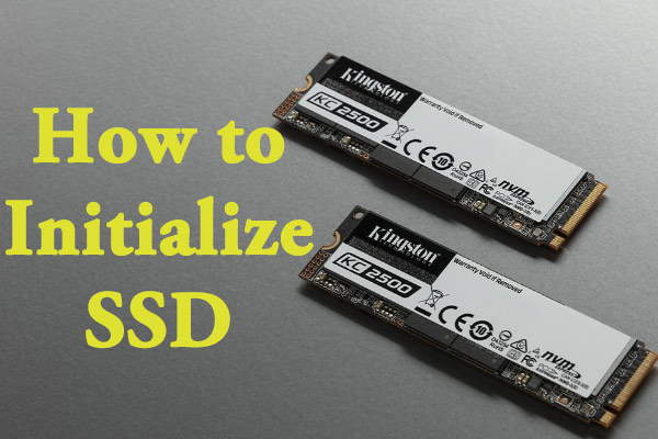 ¿Cómo inicializar un SSD en Windows 10/8/7? Aquí tienes la guía completa