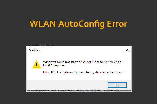 Fix – Windows Could Not Start the WLAN AutoConfig Service