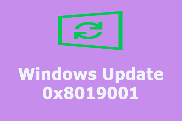 Top 7 Solutions to Windows Update Error Code 0x8019001