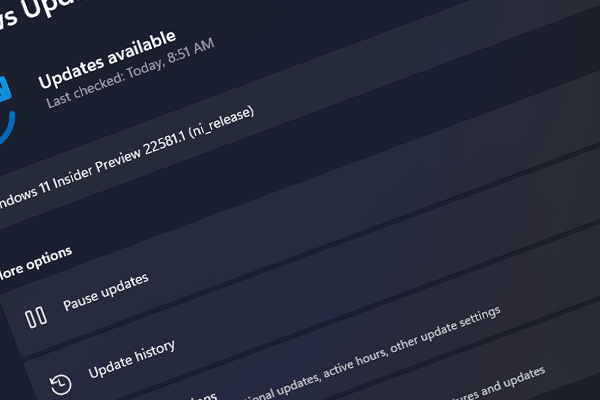 Windows 11 Build 22581 Is Available in Both Dev & Beta Channels