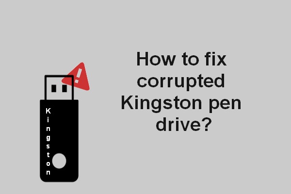 Comment corriger le problème du stylo USB Kingston corrompu: solutions en images