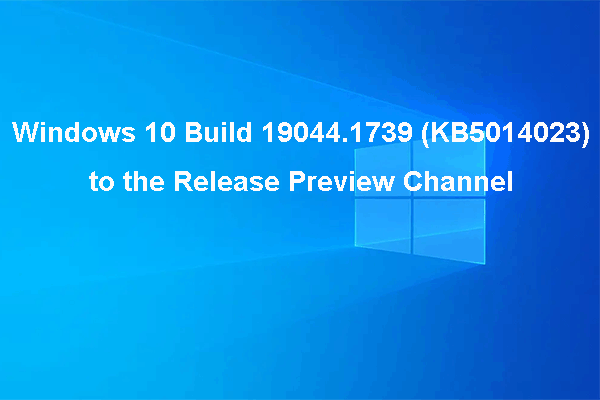 Windows 10 Build 19044.1739 Fixed App Crashing & Slow File Copy