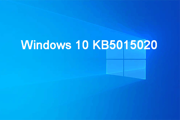 Windows 10 KB5015020 Online and Offline Installations